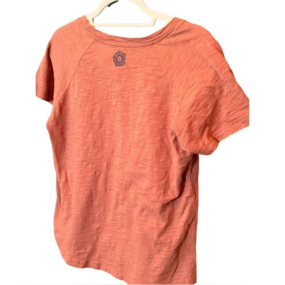 NATURAL LIFE Rusty Rose Floral Short Sleeve Tee - Picture 10 of 12